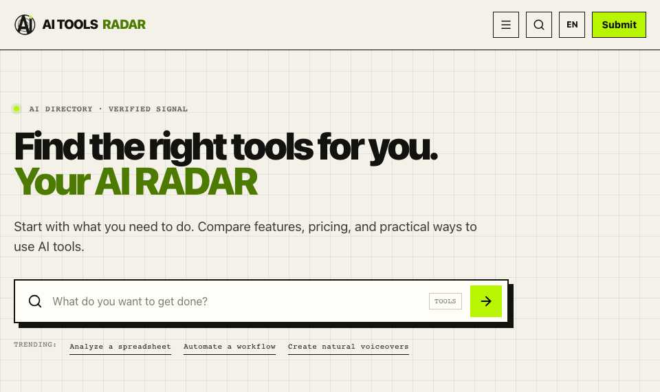 AI Tools Radar