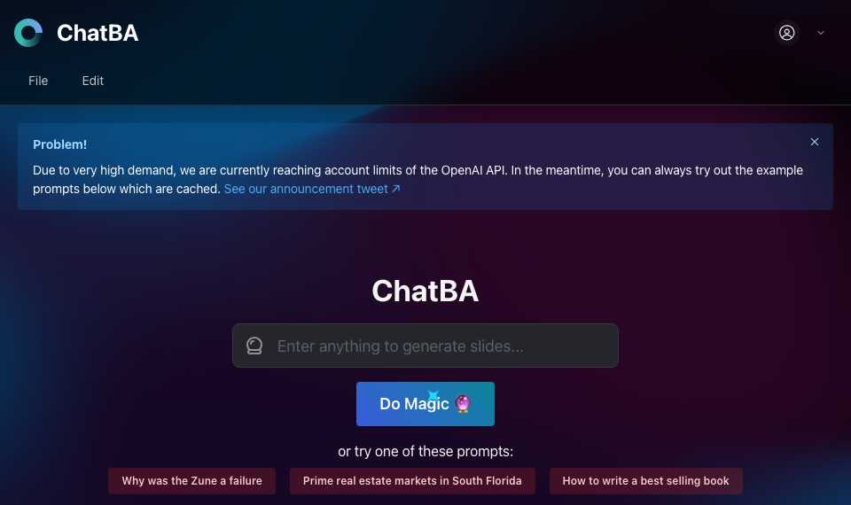 ChatBA