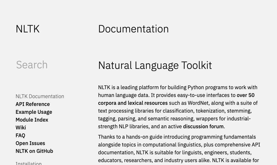 NLTK