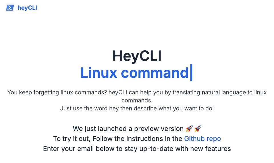 HeyCLI