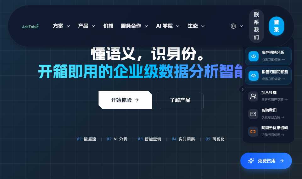 察言观数AskTable
