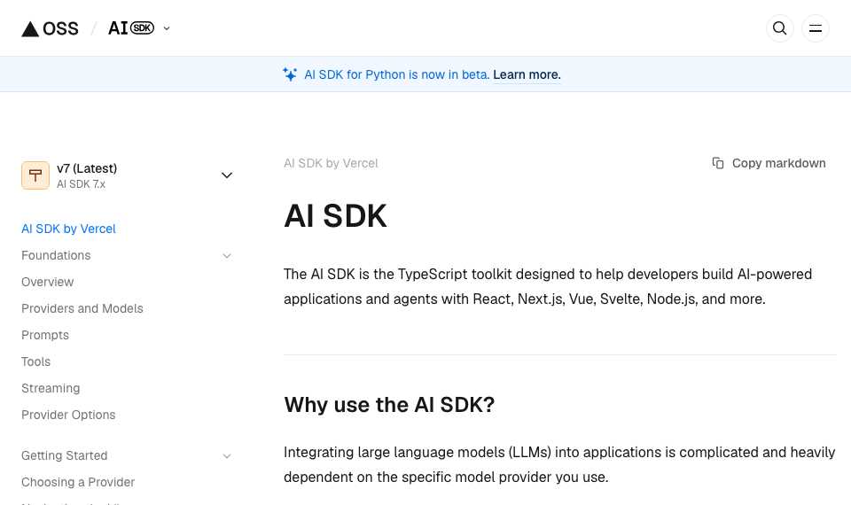 Vercel AI SDK
