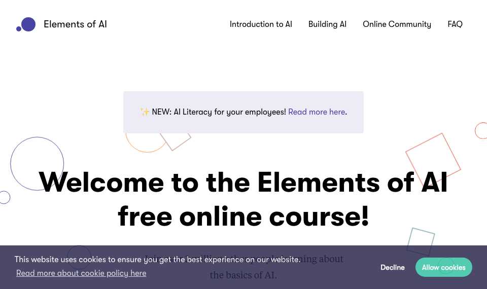 Elements of AI