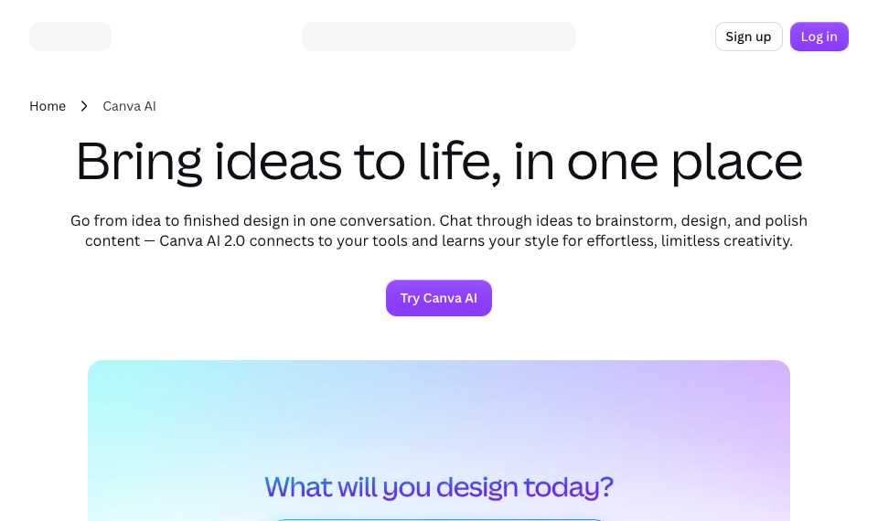 Canva AI图像生成