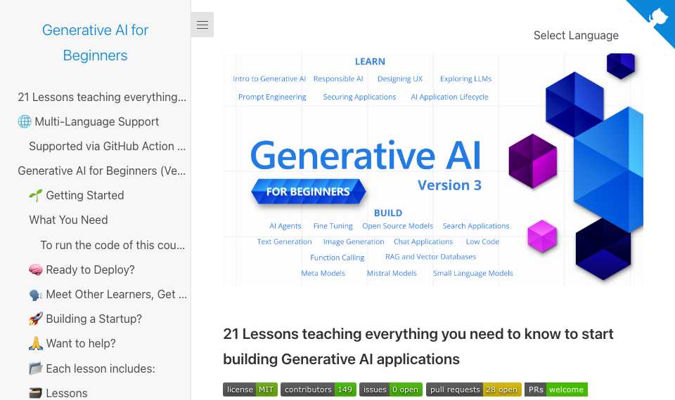 Generative AI for Beginners